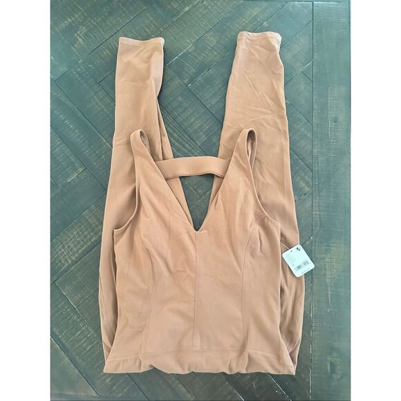 FP Movement Brown Never Better Jumpsuit Size Medium New - Picture 4 of 6